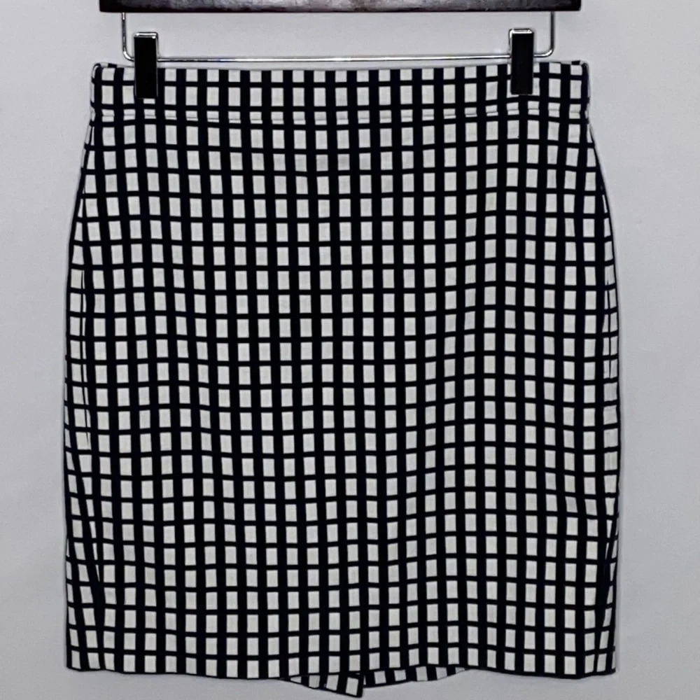 J. Crew Factory The Pencil Skirt Windowpane - 4p